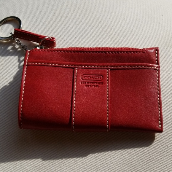 Coach Accessories - Coach Red Key/Card Case
